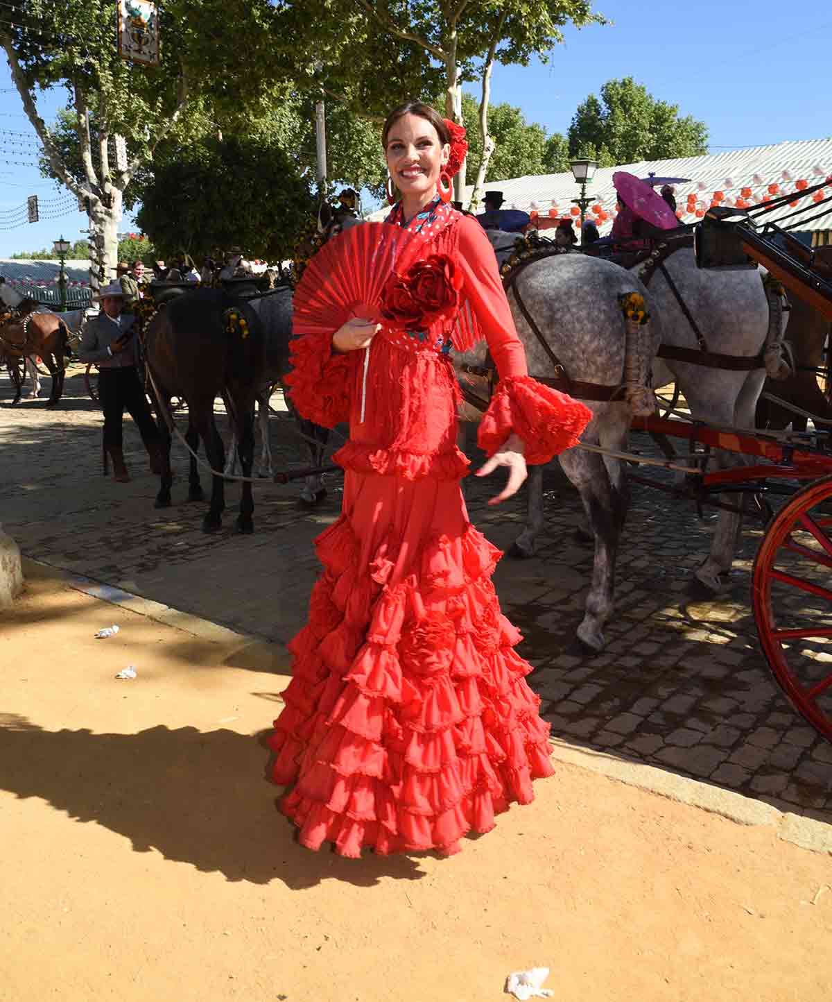 De Victoria de Marichalar a Sofía Palazuelo: los trajes de flamenca más  bonitos de la Feria de Abril - Foto 1