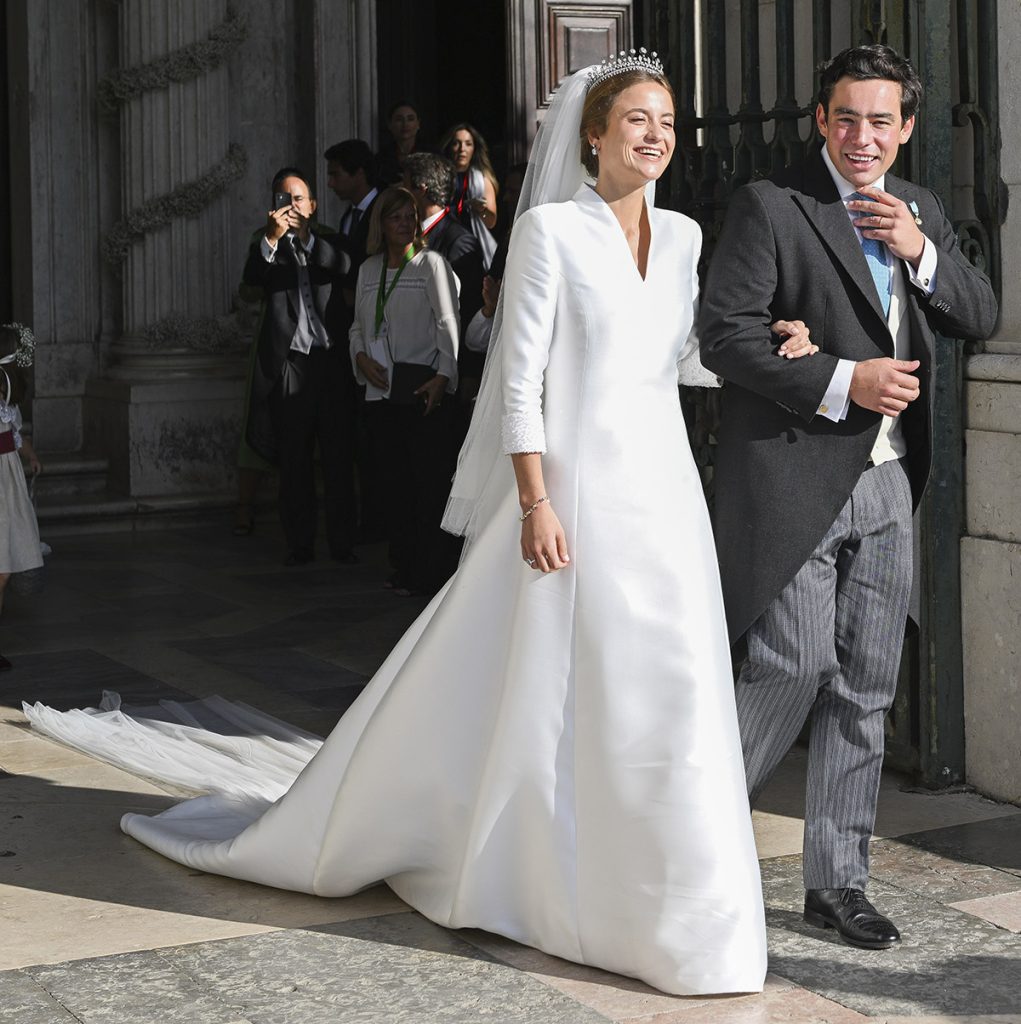 El vestido de novia de María Francisca de Portugal: clásico, elegante y  estilo Letizia